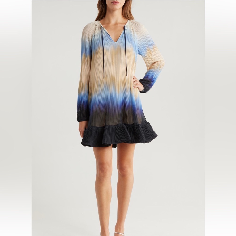 Jonathan Simkhai Gradient Long Sleeve Dress